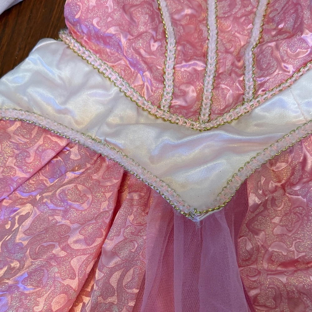 Disney Parks Princess Aurora Sleeping Beauty Pink Kids Costume - Picture 3 of 10
